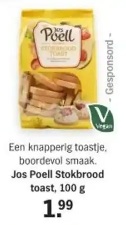 Albert Heijn Jos Poell Stokbrood toast aanbieding