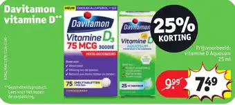 Kruidvat Davitamon vitamine d aanbieding