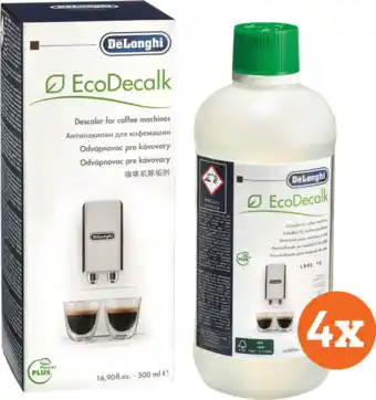 Coolblue De'Longhi EcoDecalk Ontkalker 4 x 500 ml aanbieding