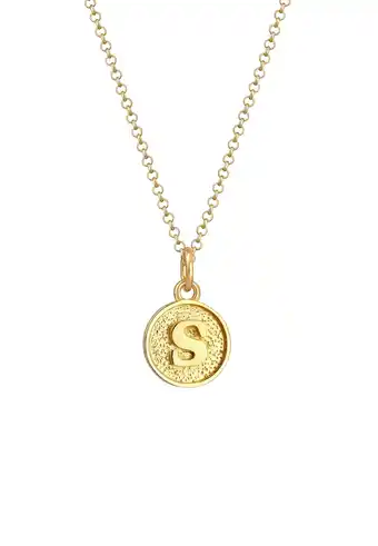 Douglas Elli dames plaat initiaal letter S minimaal in 925 sterling zilver aanbieding