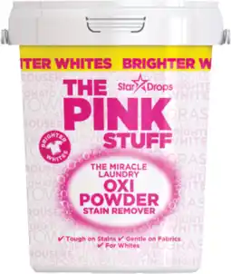 De Online Drogist The Pink Stuff Oxi Powder Stain Remover Witte Was aanbieding