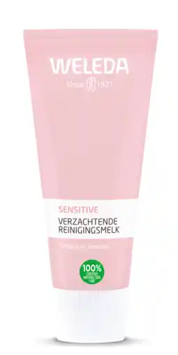 De Online Drogist Weleda Fragrance Free Sensitive Milk Cleanser Organic Almond aanbieding