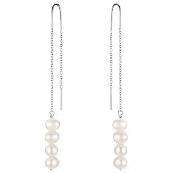 Douglas Valero Pearls Oorbellen Sterling zilver Gekweekte zoetwaterparels in Zilver aanbieding