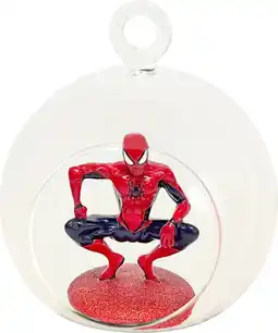 Intratuin Disney kerstbal Marvel spiderman rood / blauw D 10 cm aanbieding