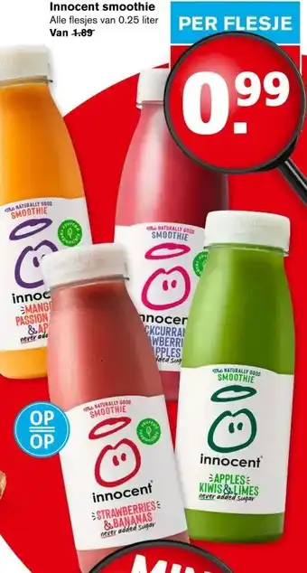 Hoogvliet Innocent smoothie aanbieding