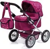 Bol.com Bayer Design - Poppenwagen Trendy - Paars met Stippen aanbieding