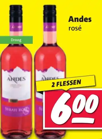 Nettorama Andes rosé aanbieding