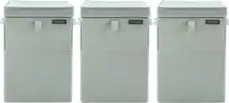 Coolblue Brabantia Wasboxen Green Triple Pack aanbieding