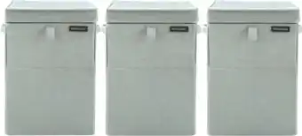 Coolblue Brabantia Wasboxen Green Triple Pack aanbieding