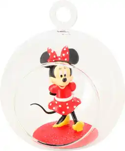 Intratuin Disney kerstbal Mickey en Vrienden minnie rood / zwart D 10 cm aanbieding