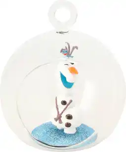 Intratuin Disney kerstbal Frozen olaf wit / blauw D 10 cm aanbieding