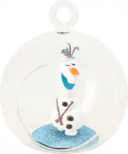 Intratuin Disney kerstbal Frozen olaf wit / blauw D 10 cm aanbieding