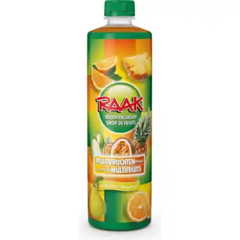 Jumbo RAAK Vruchtensiroop Multivruchten 0,75 L aanbieding