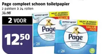 Poiesz Page compleet schoon toiletpapier aanbieding