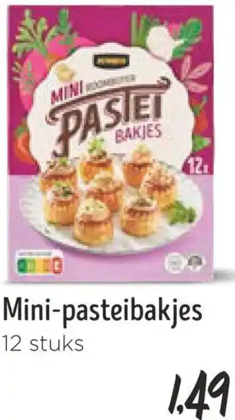 Jumbo Mini-pasteibakjes aanbieding