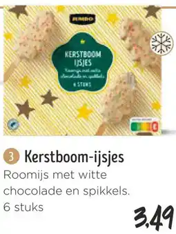 Jumbo Kerstboom-ijsjes aanbieding