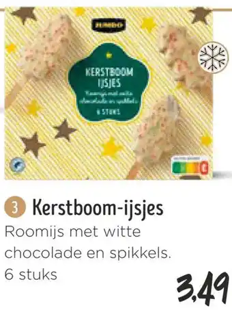 Jumbo Kerstboom-ijsjes aanbieding