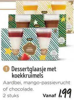 Jumbo Dessertglaasje met koekkruimels aanbieding