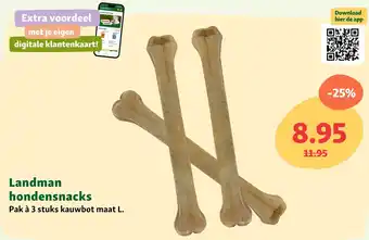 Maxi Zoo Landman hondensnacks aanbieding