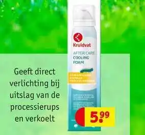 Kruidvat Kruidvat after care cooling foam aanbieding