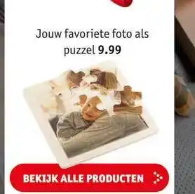 Kruidvat Jouw favoriete foto als puzzel aanbieding