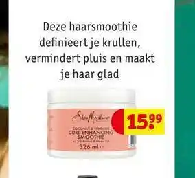 Kruidvat Skin moisture curl enhancing smoothie aanbieding