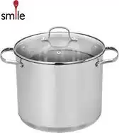 Bol.com Smile - Grote RVS Kookpan - Soeppan 11 Liter - Inductie - Met Maatverdeling aanbieding