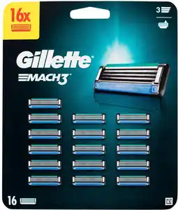 Bol.com GILLETTE MACH3 SCHEERMESJES - 16 STUKS aanbieding