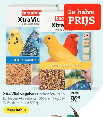 Pets Place Xtra vital vogelvoer 500 g aanbieding