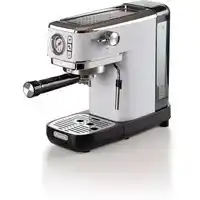 Bol.com Ariete 1381/14 Moderna - Espressomachine/Pistonmachine - 15 bar - inhoud 1.1 liter - Manometer - wit aanbieding