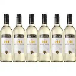 Albert Heijn Hardys Bin 141 colombard chardonnay 6-pack aanbieding