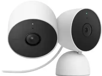 Coolblue Google Nest Cam + Nest Cam Indoor Wired aanbieding