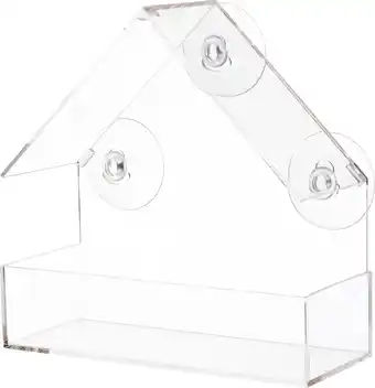 Intratuin Intratuin raamvoederhuis transparant 15 x 4 x 15 cm aanbieding