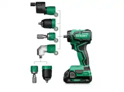 MediaMarkt Hikoki Ds18ddqwsz 18v 5.0ah Li-ion Met Hulpstukken In Hsc Accuboormachine aanbieding