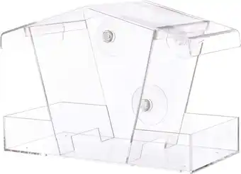 Intratuin Intratuin raamvoederhuis dubbel transparant 23 x 11 x 15 cm aanbieding