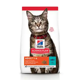 Zooplus 10kg Adult 1-6 l Care met Tonijn Hill's Science Plan Kattenvoer aanbieding