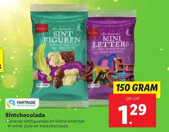 Lidl Favorina Sintchocolade 150g aanbieding