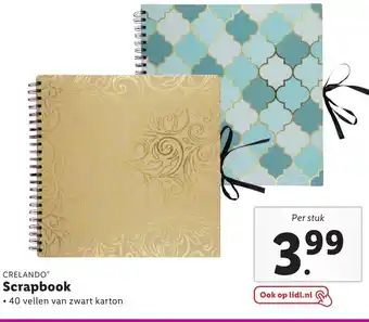 Lidl Crelando Scrapbook aanbieding