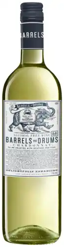 Gall & Gall Barrels and Drums Chardonnay Alcoholvrij 75CL Wijn aanbieding