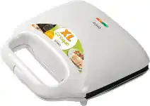 Amazon Domo DO9056C Sandwichmaker XL, 900 W, wit aanbieding