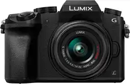 Bol.com Panasonic Lumix DMC-G7 + 14-42mm f/3.5-5.6 - Zwart aanbieding