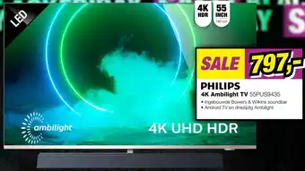 EP Philips 55PUS9435 4K Ambilight TV aanbieding