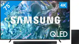 Coolblue Samsung QLED 4K 75Q64D (2024) + Soundbar aanbieding
