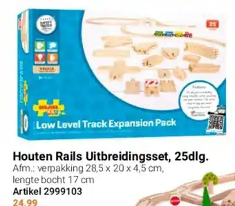 Lobbes Houten rails uitbreidingsset aanbieding