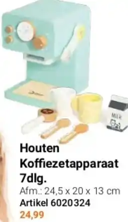 Lobbes Houten koffiezetapparaat aanbieding