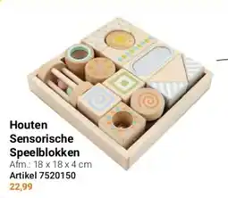 Lobbes Houten sensorische speelblokken aanbieding