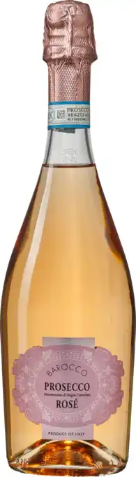 Wijnvoordeel Barocco Prosecco Rosé Milesimato Spumante Extra Dry aanbieding