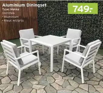 Heuts Aluminium diningset mekka aanbieding