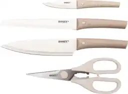 Bol.com Homey's Vitt keukenset - 4-delig - RVS/tarwegras - duurzaam aanbieding