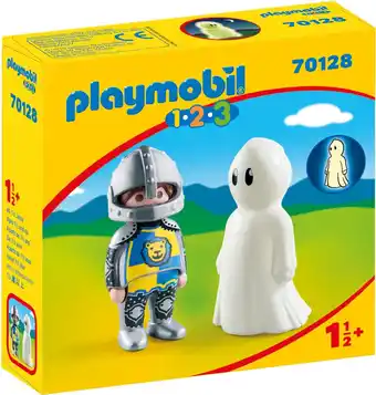 Bol.com PLAYMOBIL 123 Ridder en spook - 70128 aanbieding